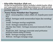 Sifat Sifat Malaikat Allah Swt Adalah